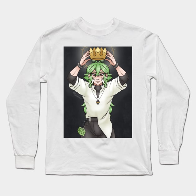 The King Long Sleeve T-Shirt by paperstarzz